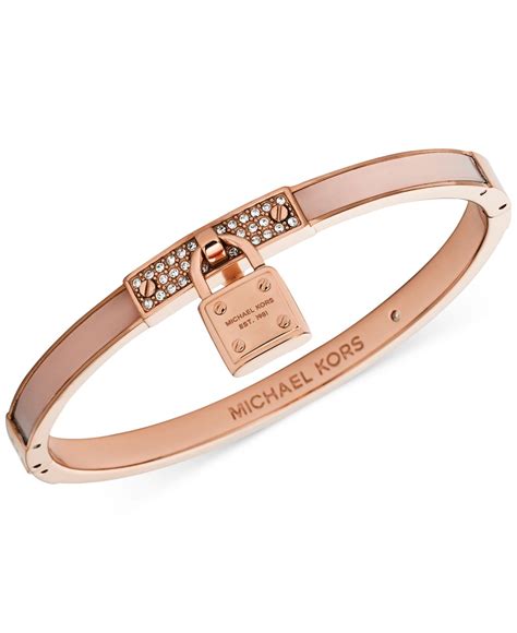 michael kors bracelet pink gold|michael kors bracelet outlet.